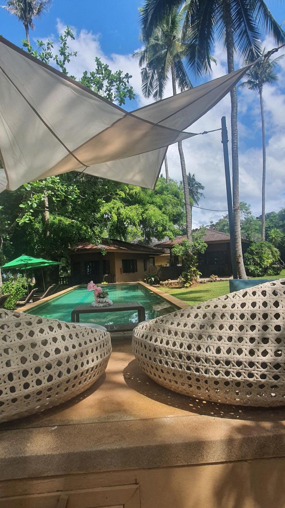 Melina Beach Front Bungalows Tha Lane Bay Экстерьер фото